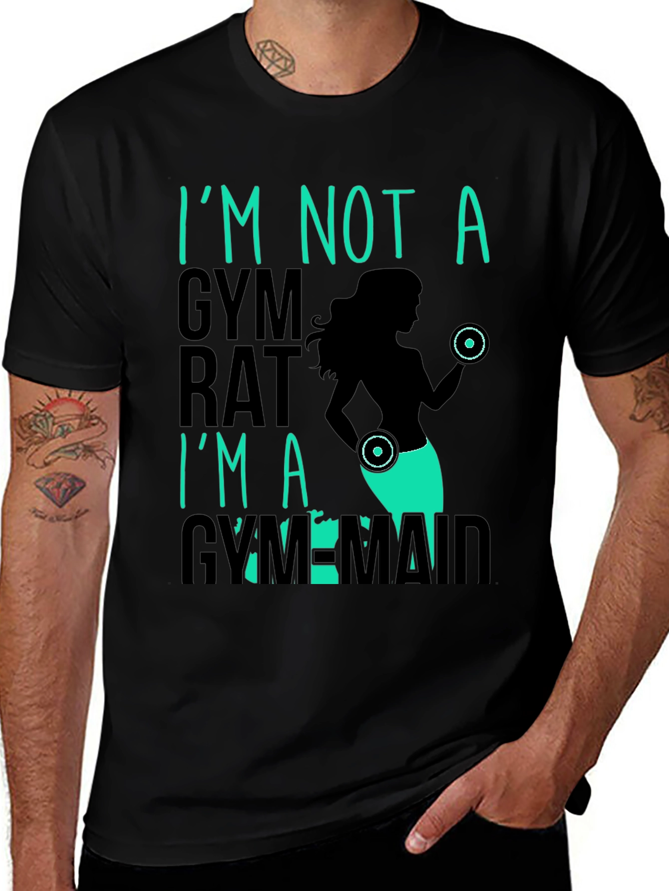 Gym Maid Graphic T-Shirt - Fitness Apparel