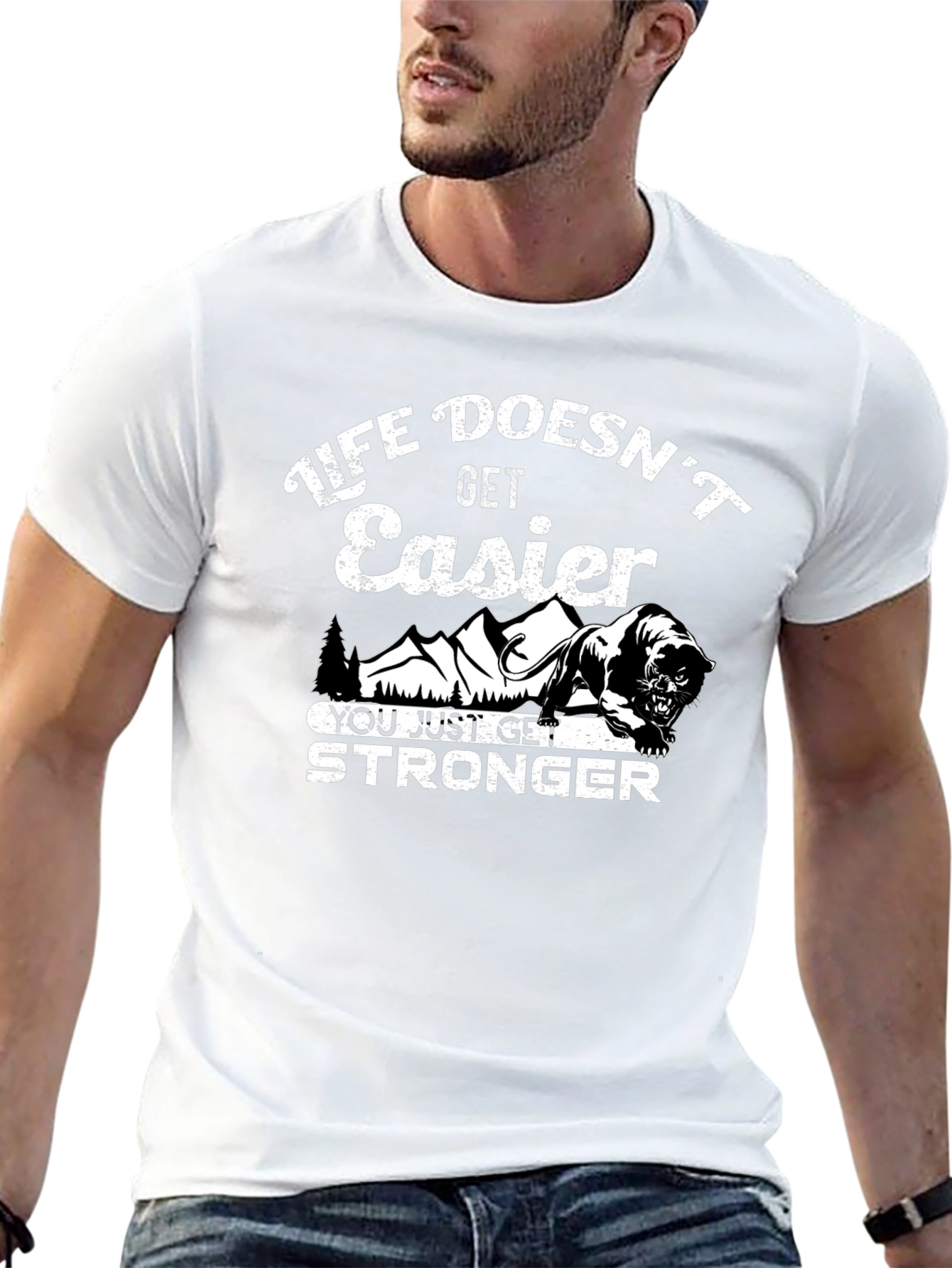 Life Doesnt Get Easier Graphic T-Shirt