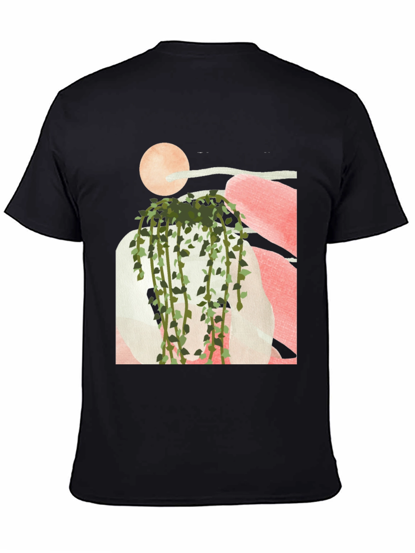 Modern Abstract Plant Graphic Tee