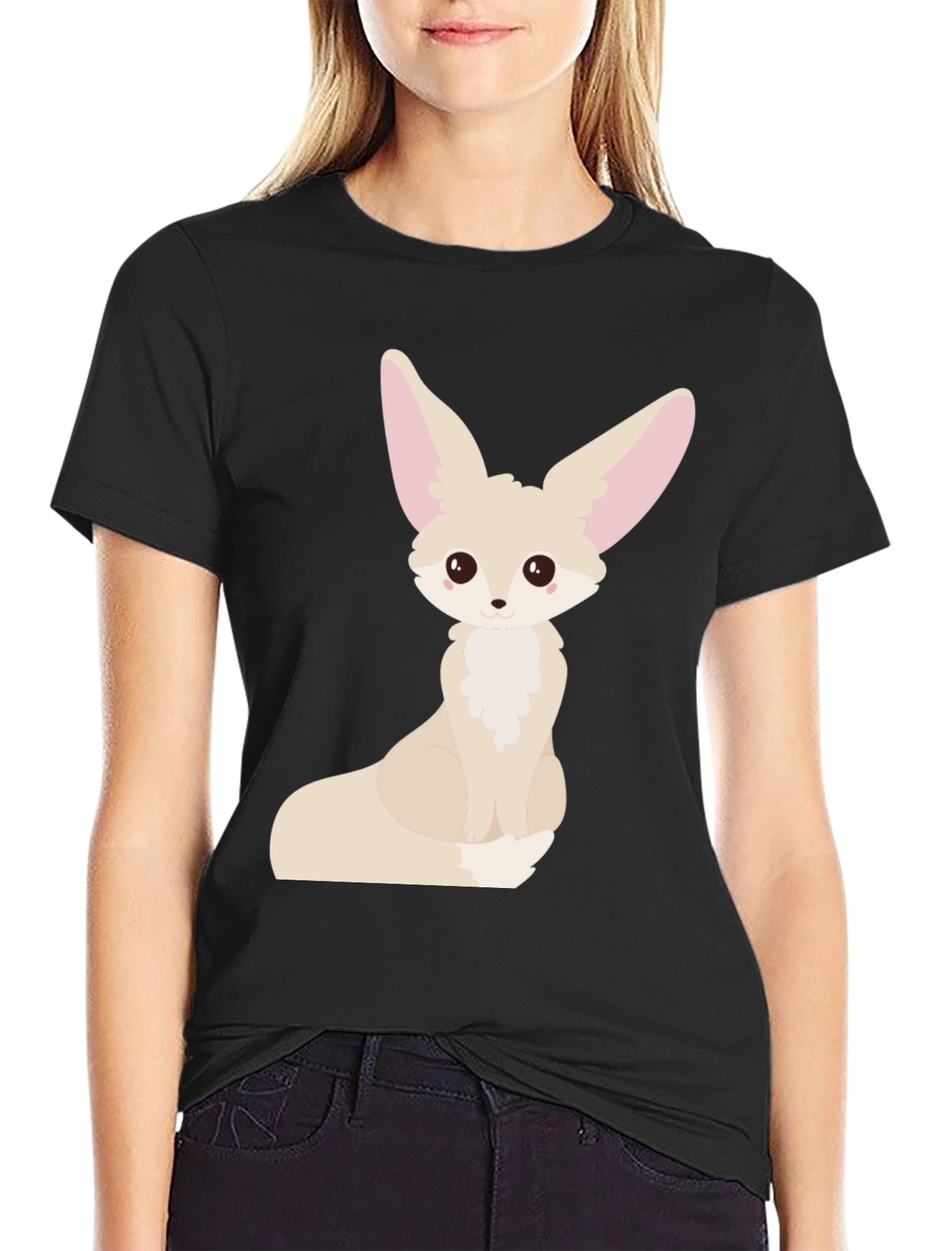 Fennec Fox Graphic Tee - Cute Animal T-Shirt