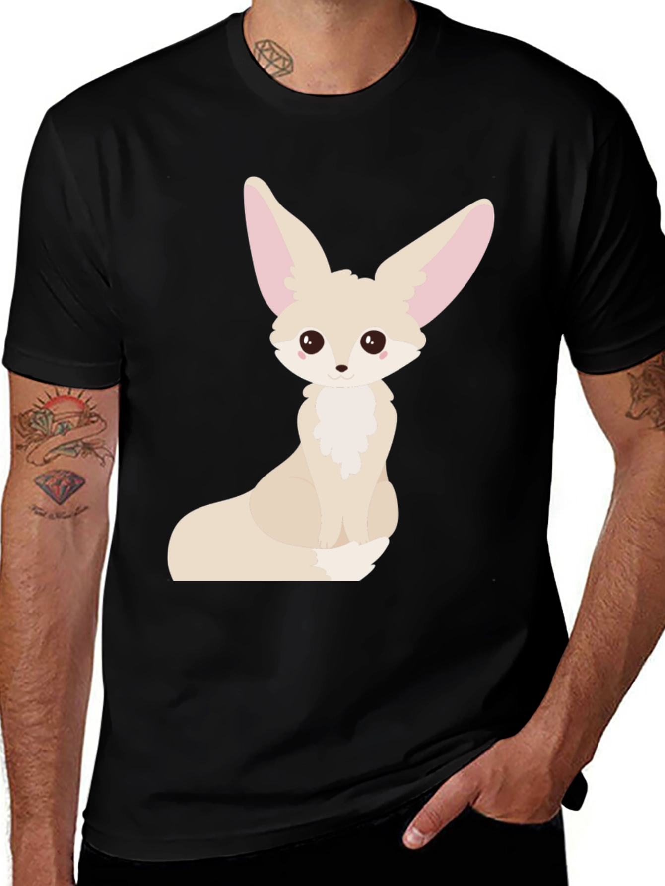 Fennec Fox Graphic Tee - Cute Animal T-Shirt