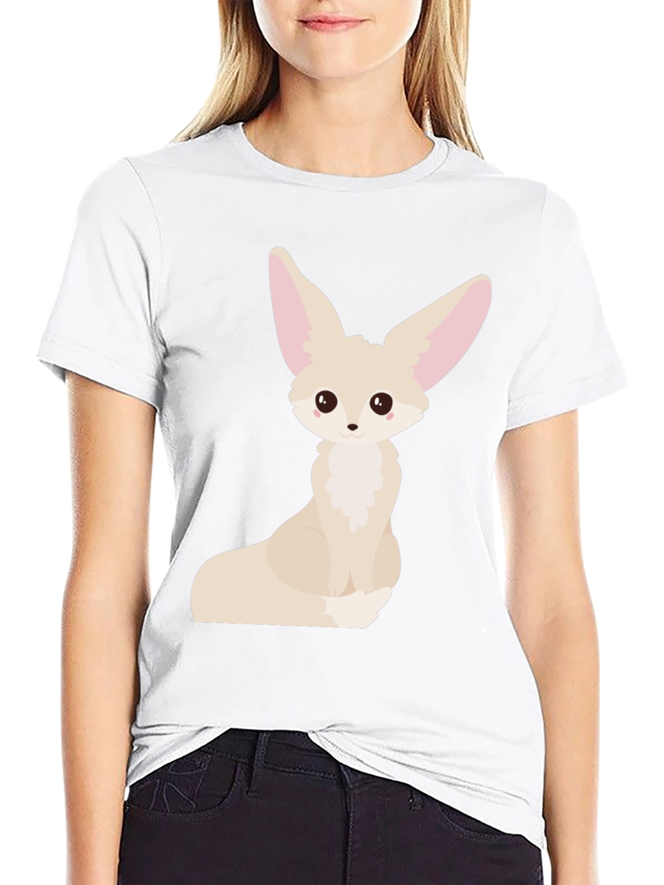 Fennec Fox Graphic Tee - Cute Animal T-Shirt