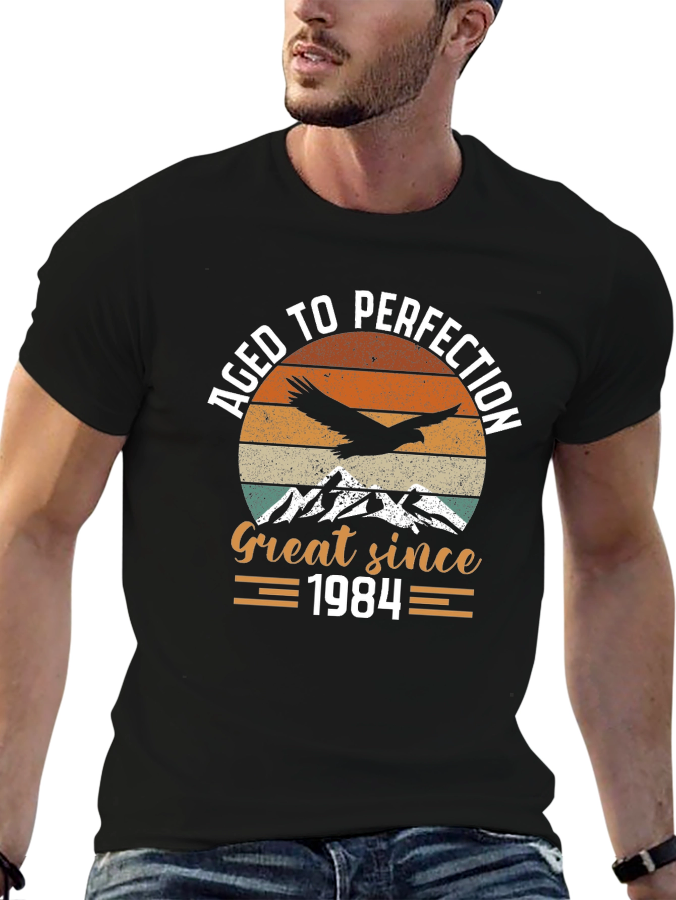 Aged To Perfection 1984 Graphic T-Shirt