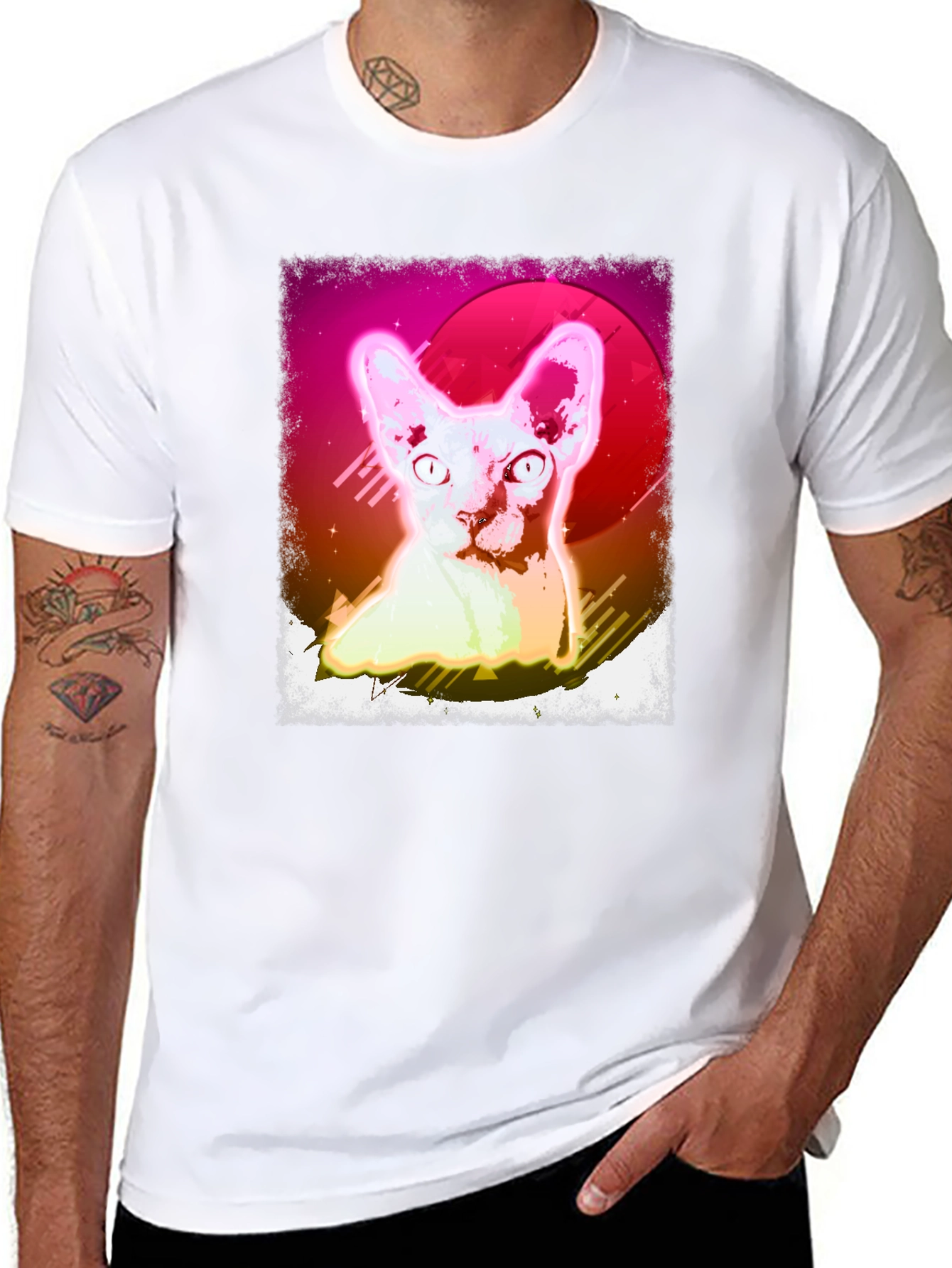 Retro Sphynx Cat T-Shirt