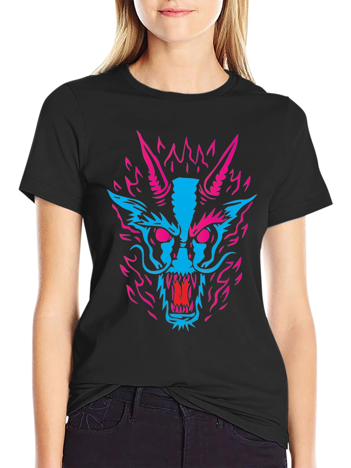 Neon Demon Graphic Tee - Bold & Edgy Design