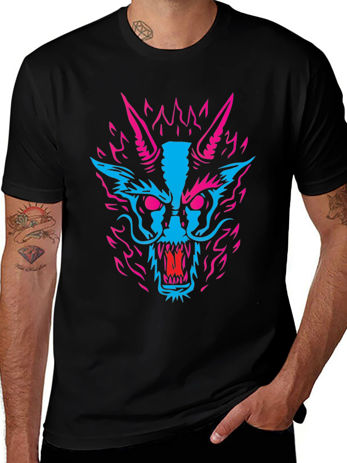 Neon Demon Graphic Tee - Bold & Edgy Design