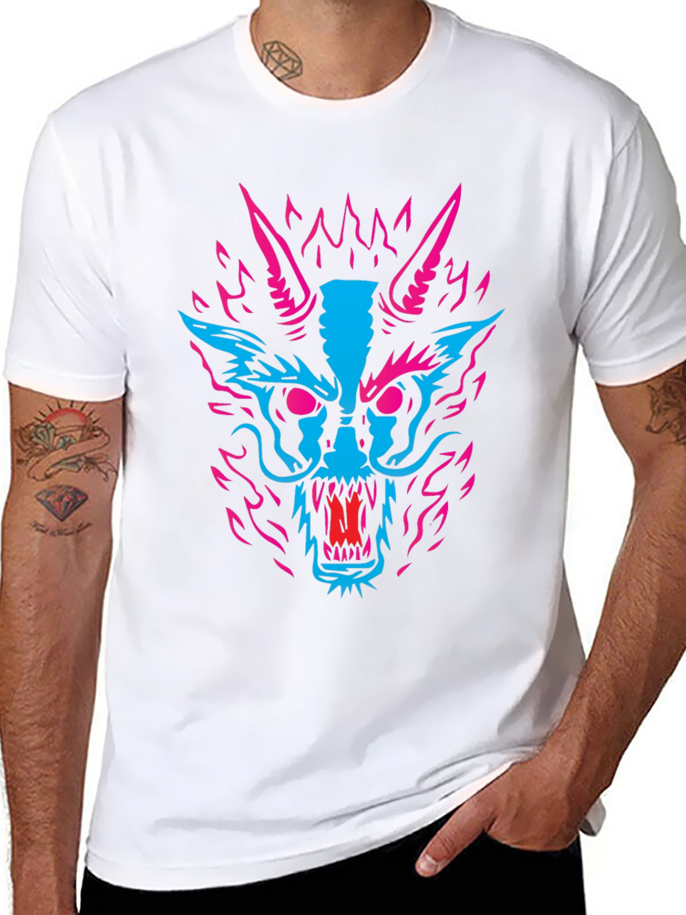 Neon Demon Graphic Tee - Bold & Edgy Design