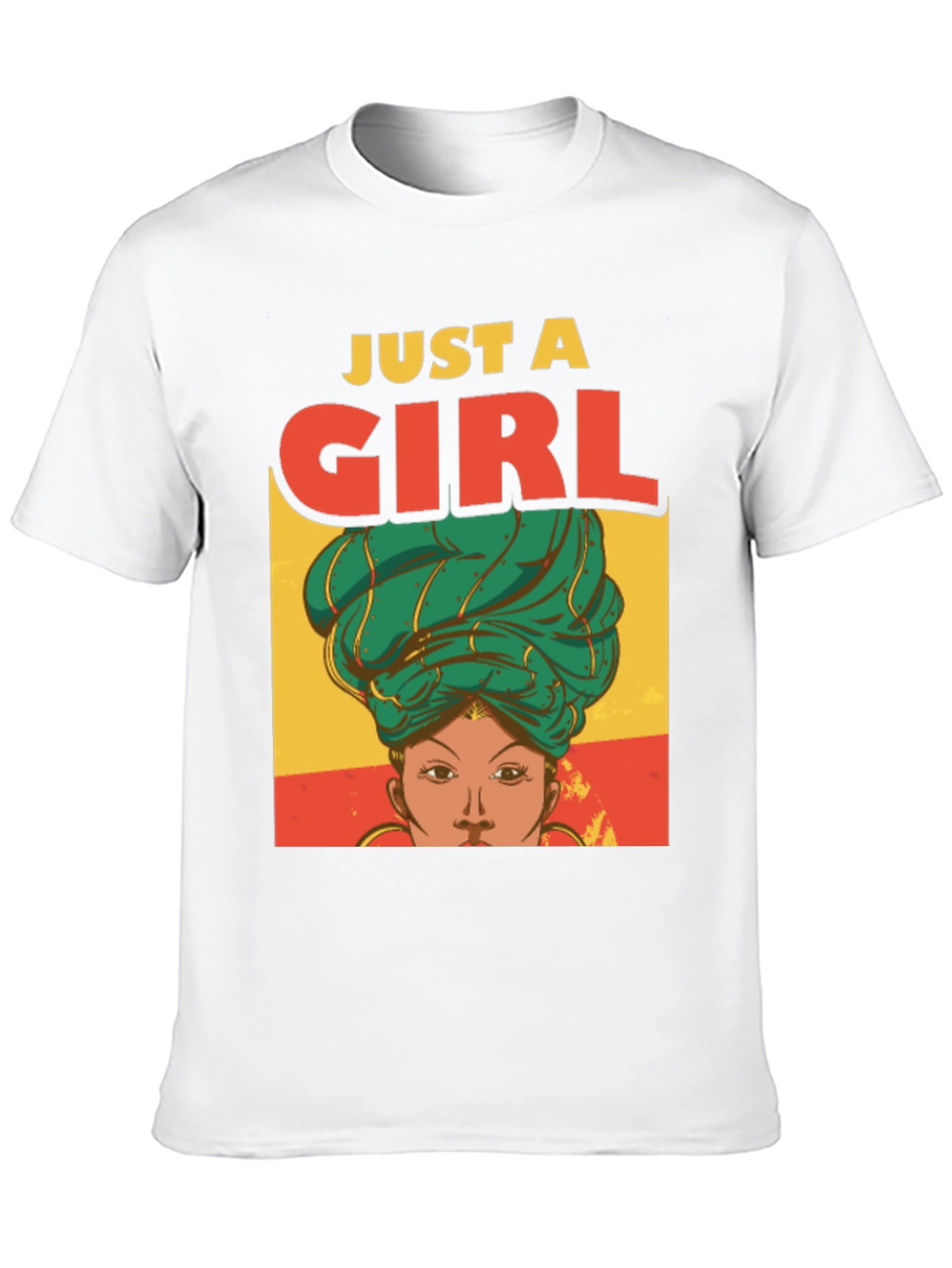 Just A Girl T-Shirt - Stylish Graphic Tee
