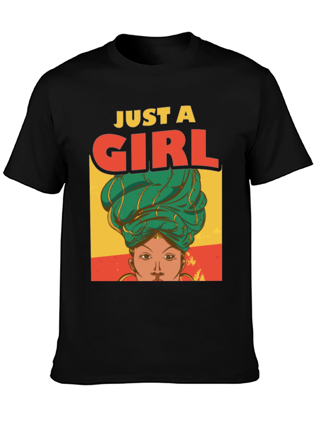 Just A Girl T-Shirt - Stylish Graphic Tee