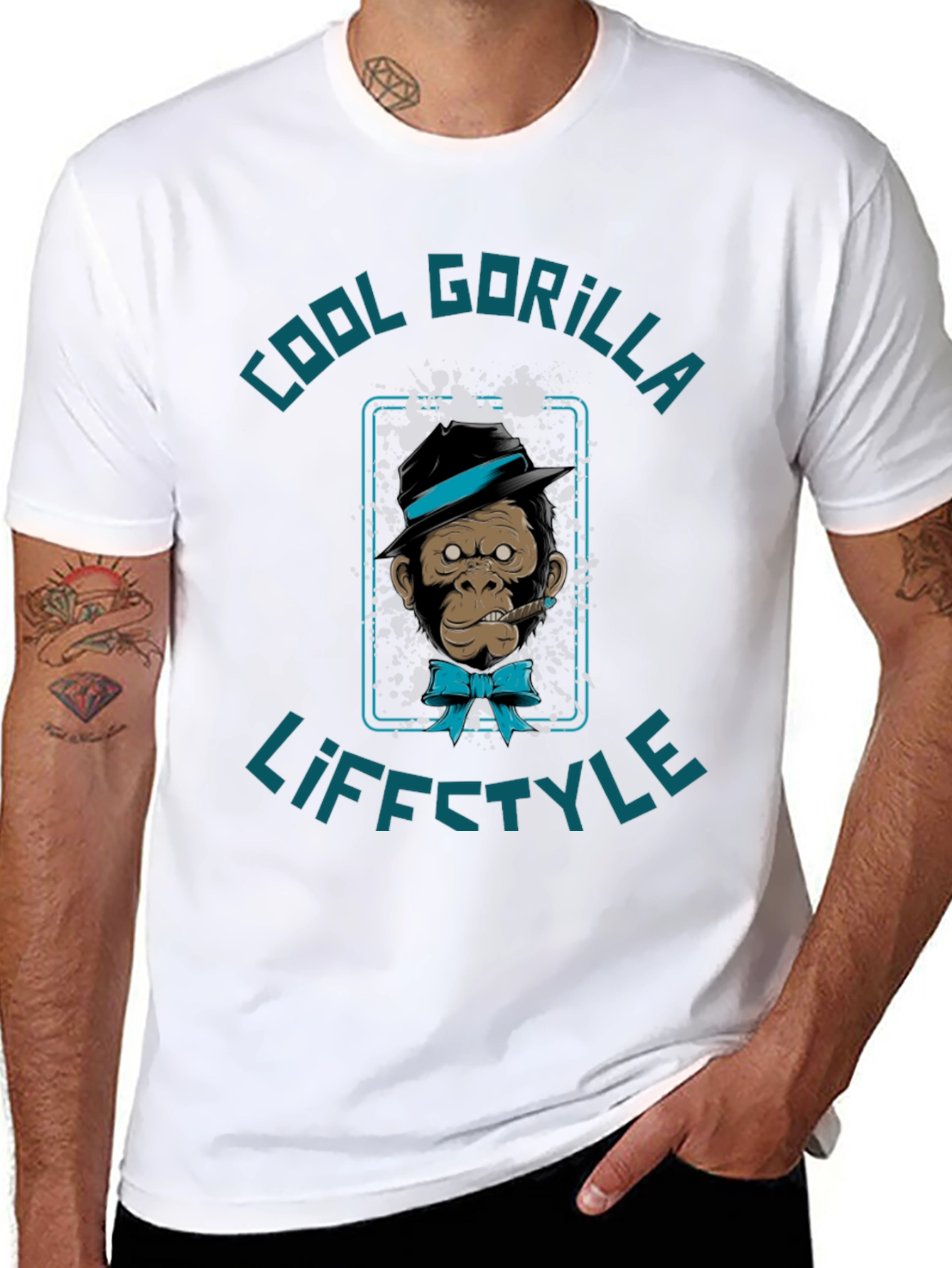Cool Gorilla Lifestyle T-Shirt - Graphic Tee