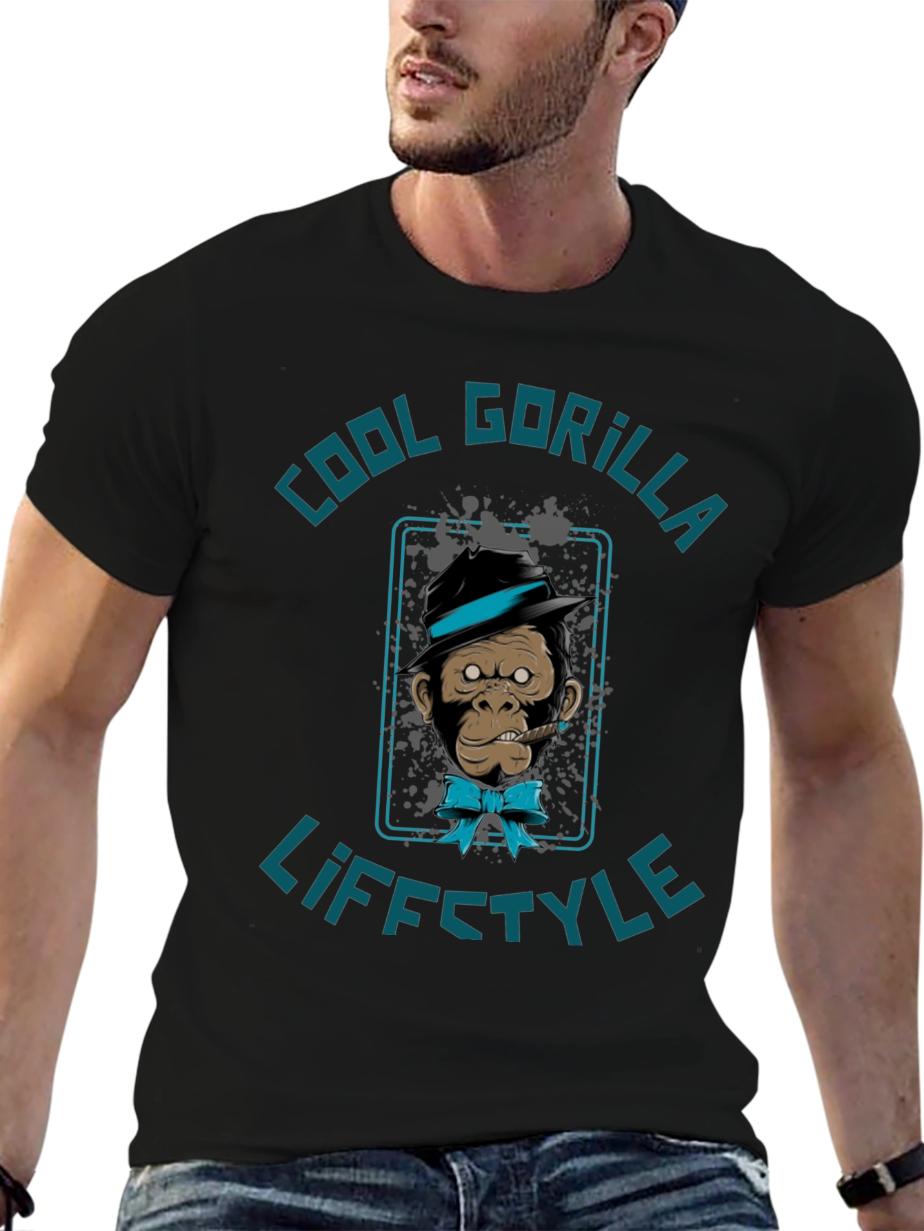 Cool Gorilla Lifestyle T-Shirt - Graphic Tee