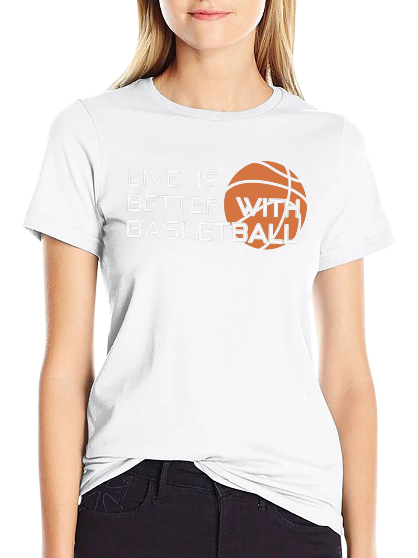 Basketball Lovers T-Shirt: Live is Better