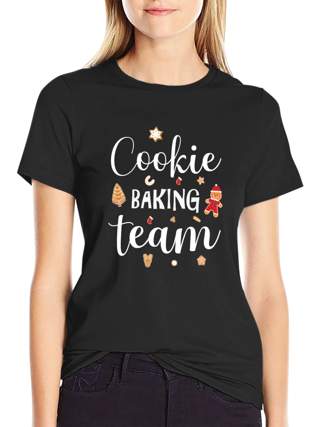 Cookie Baking Team Graphic T-Shirt