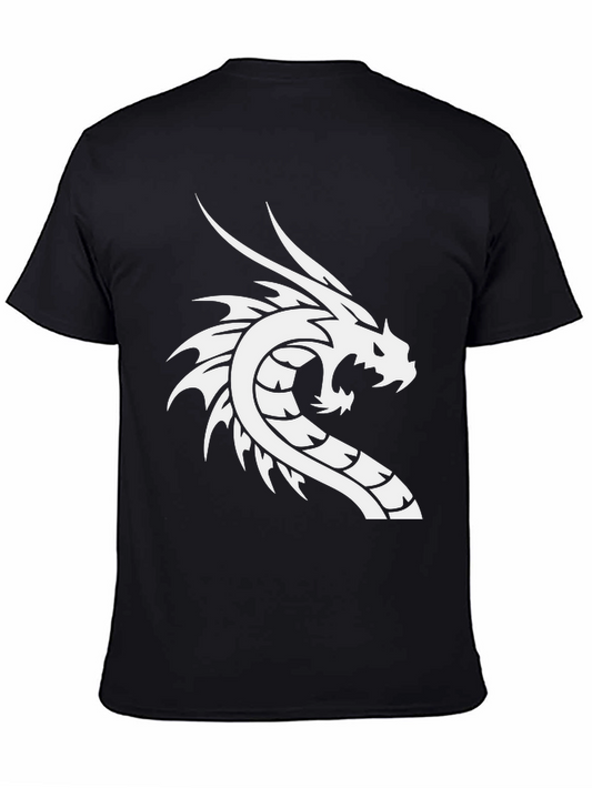 Dragon Graphic Tee - Cool Black T-Shirt for Men