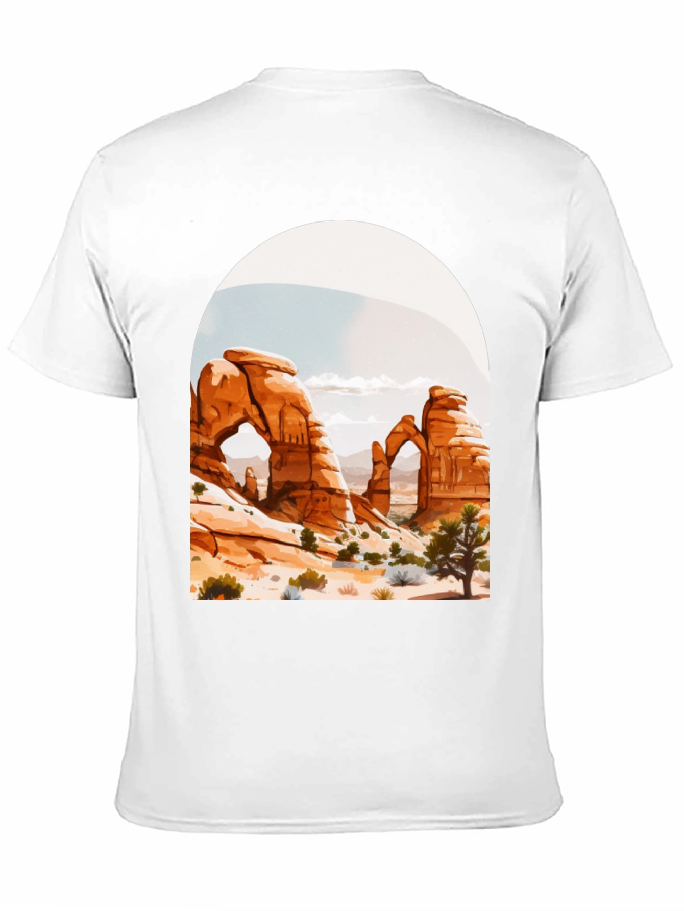 Desert Arch Graphic Tee - Black