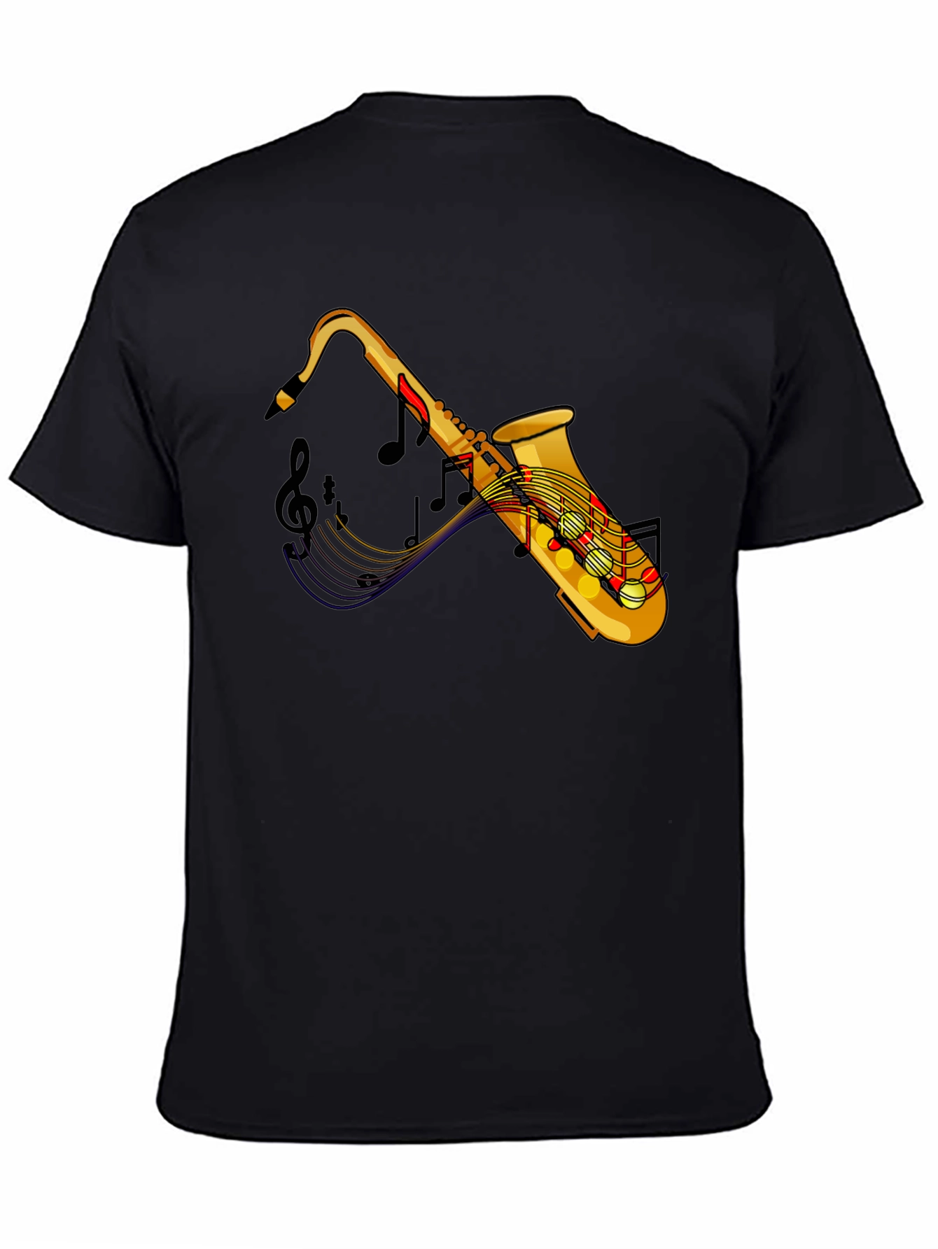 Saxophone Graphic Tee - Music Lovers T-Shirt
