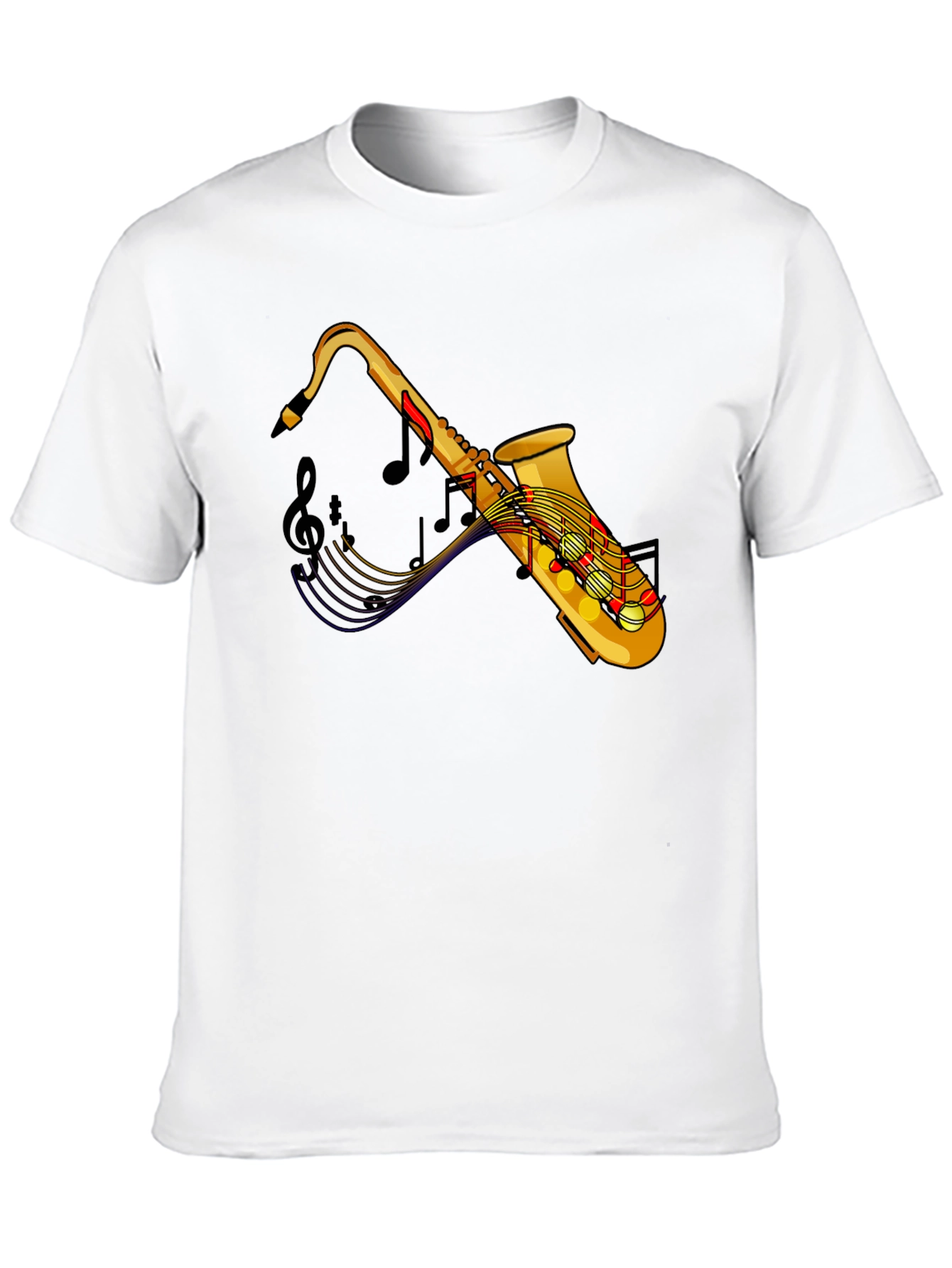 Saxophone Graphic Tee - Music Lovers T-Shirt