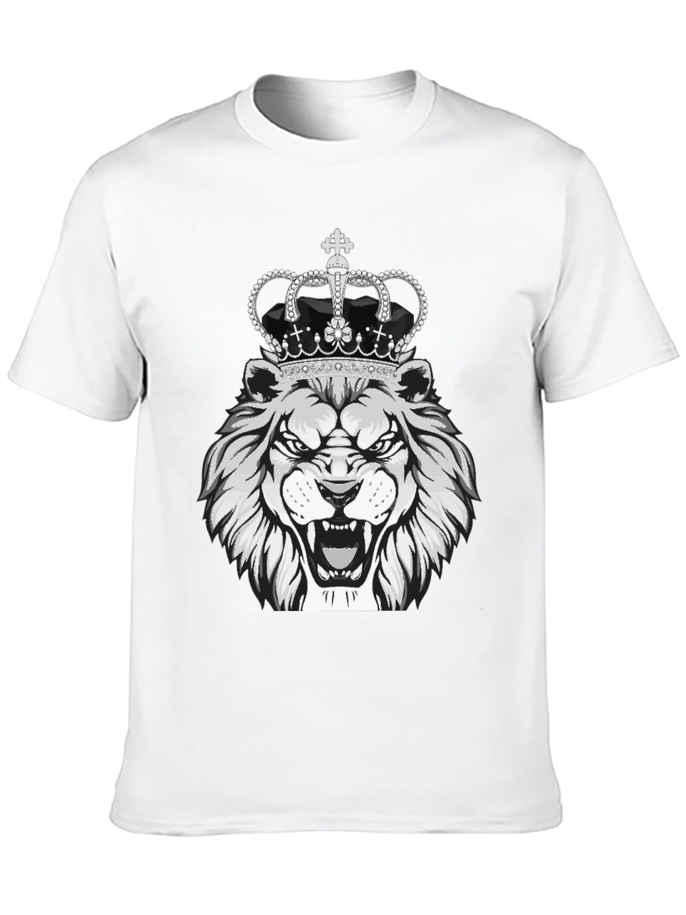 Lion King Graphic Tee - Black Cotton T-Shirt