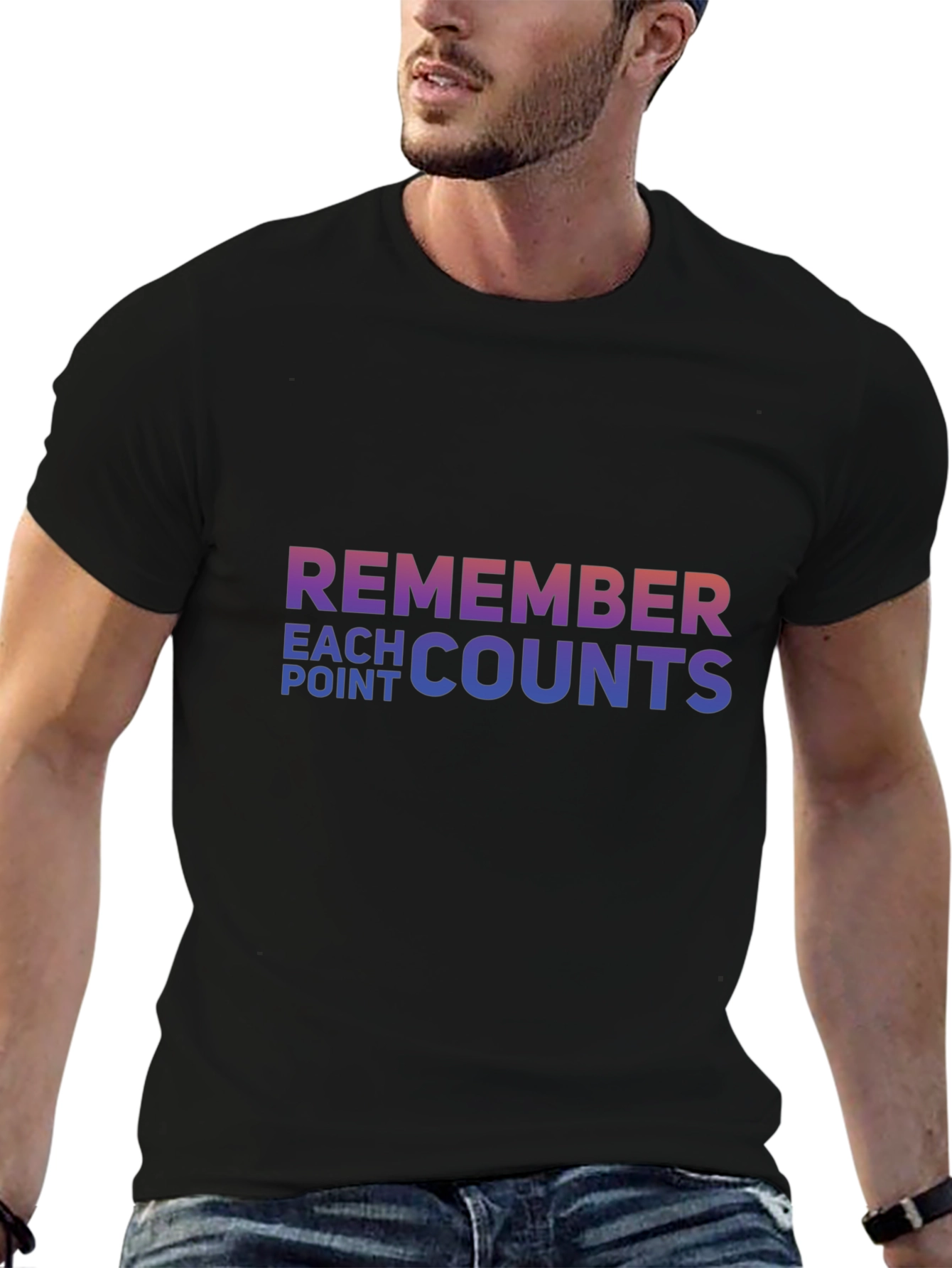 Remember Each Point Counts Graphic T-Shirt