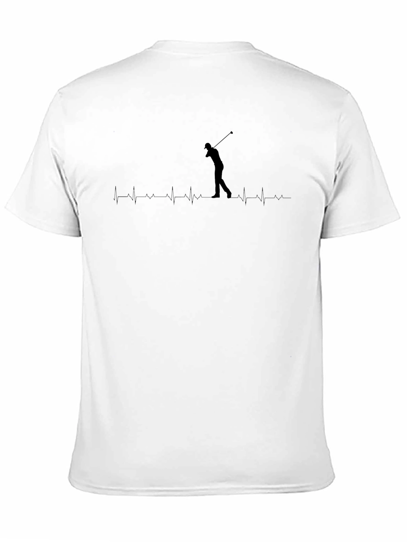 Golf Heartbeat T-Shirt - Golfer Gift