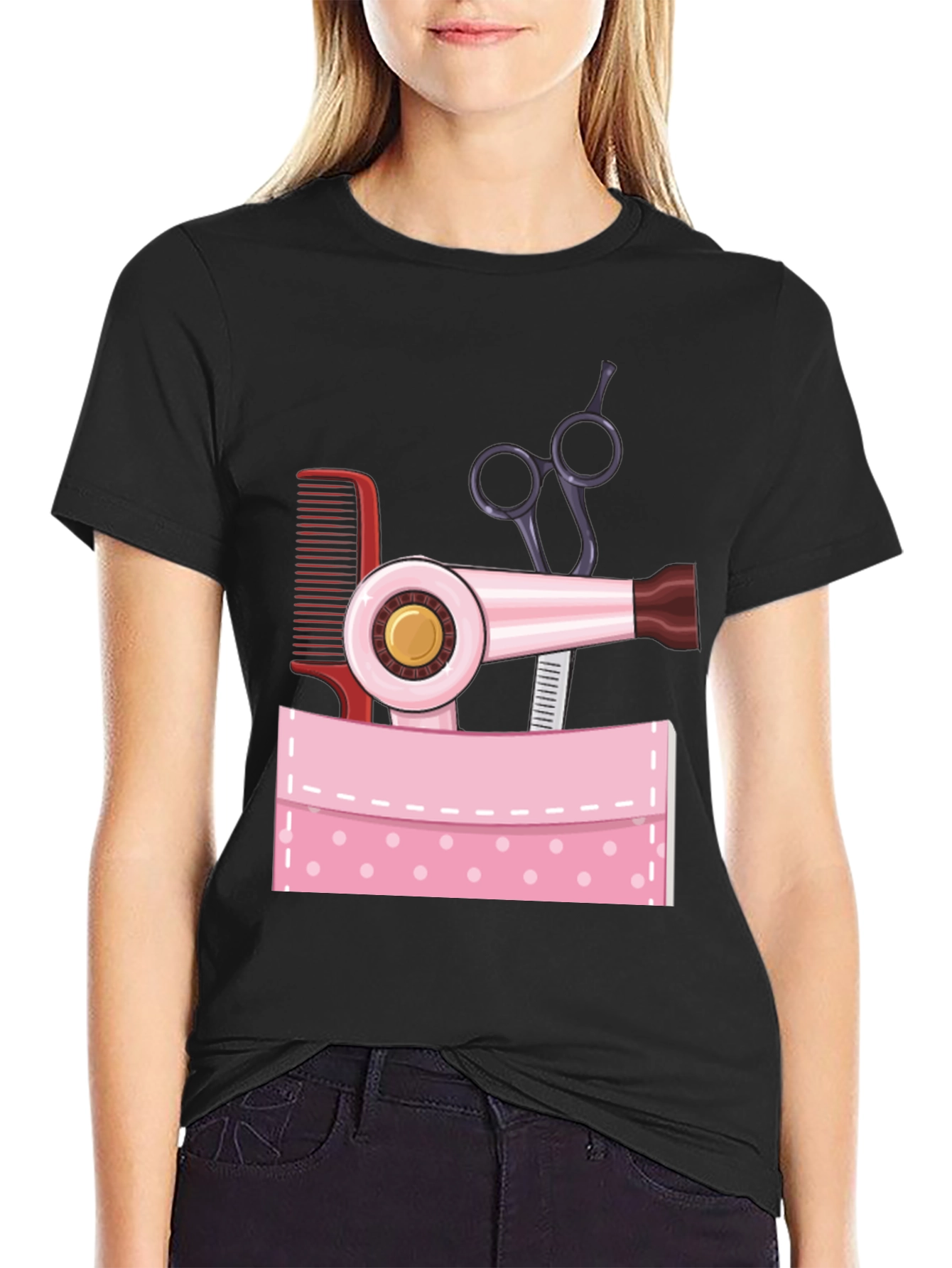 Stylist Pocket T-Shirt - Hairdresser Tee