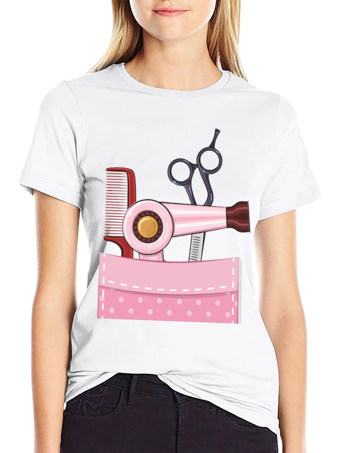 Stylist Pocket T-Shirt - Hairdresser Tee