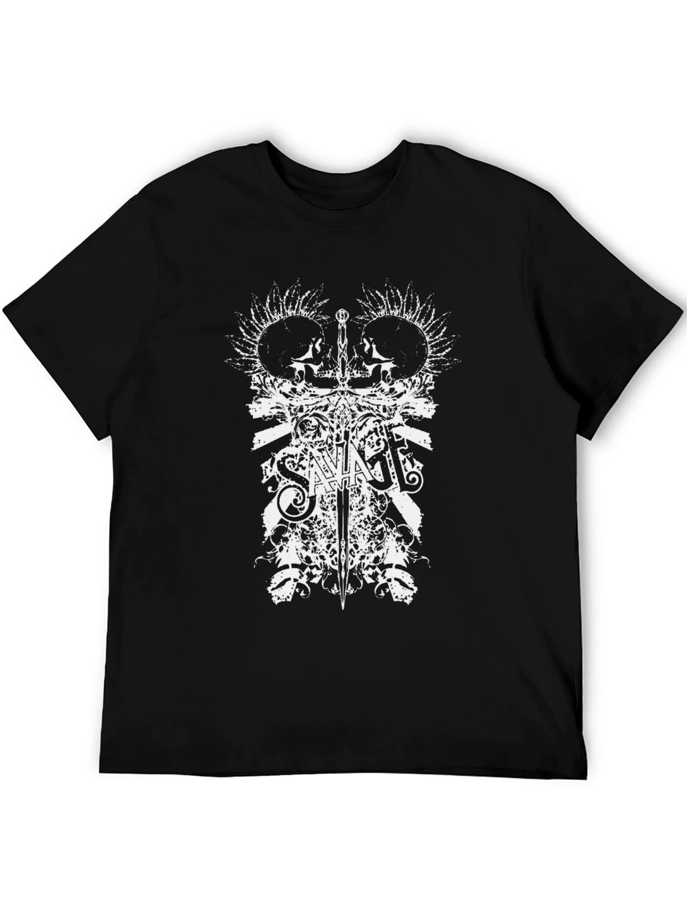 Skull Sword Graphic T-Shirt