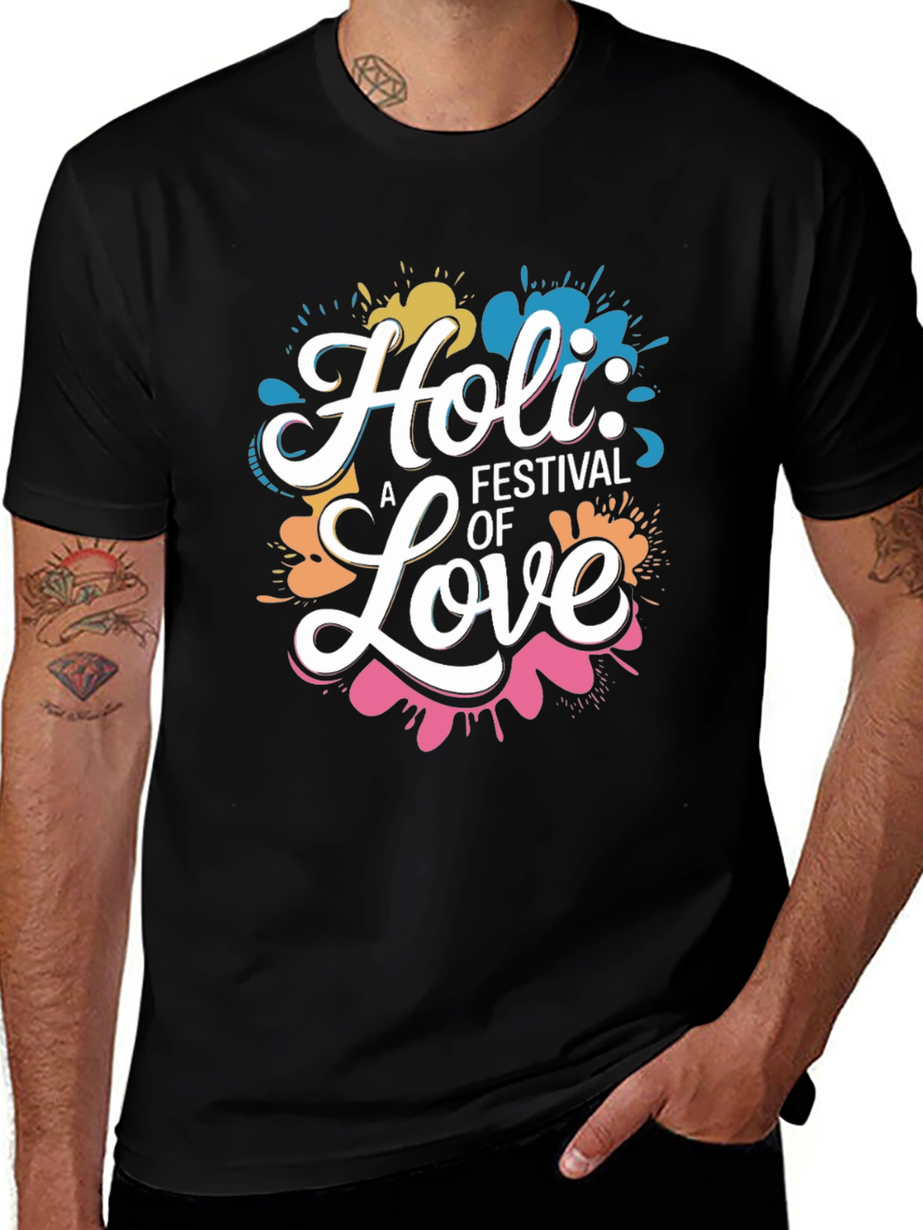 Holi Festival of Love Graphic Tee