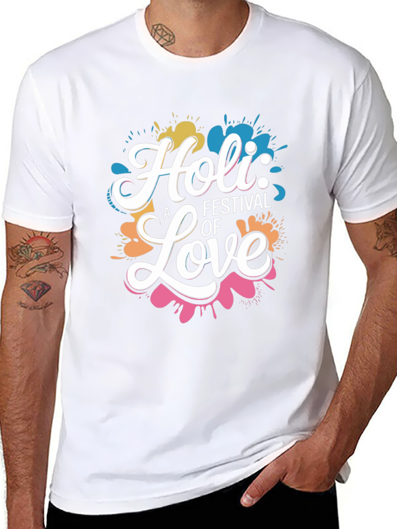 Holi Festival of Love Graphic Tee