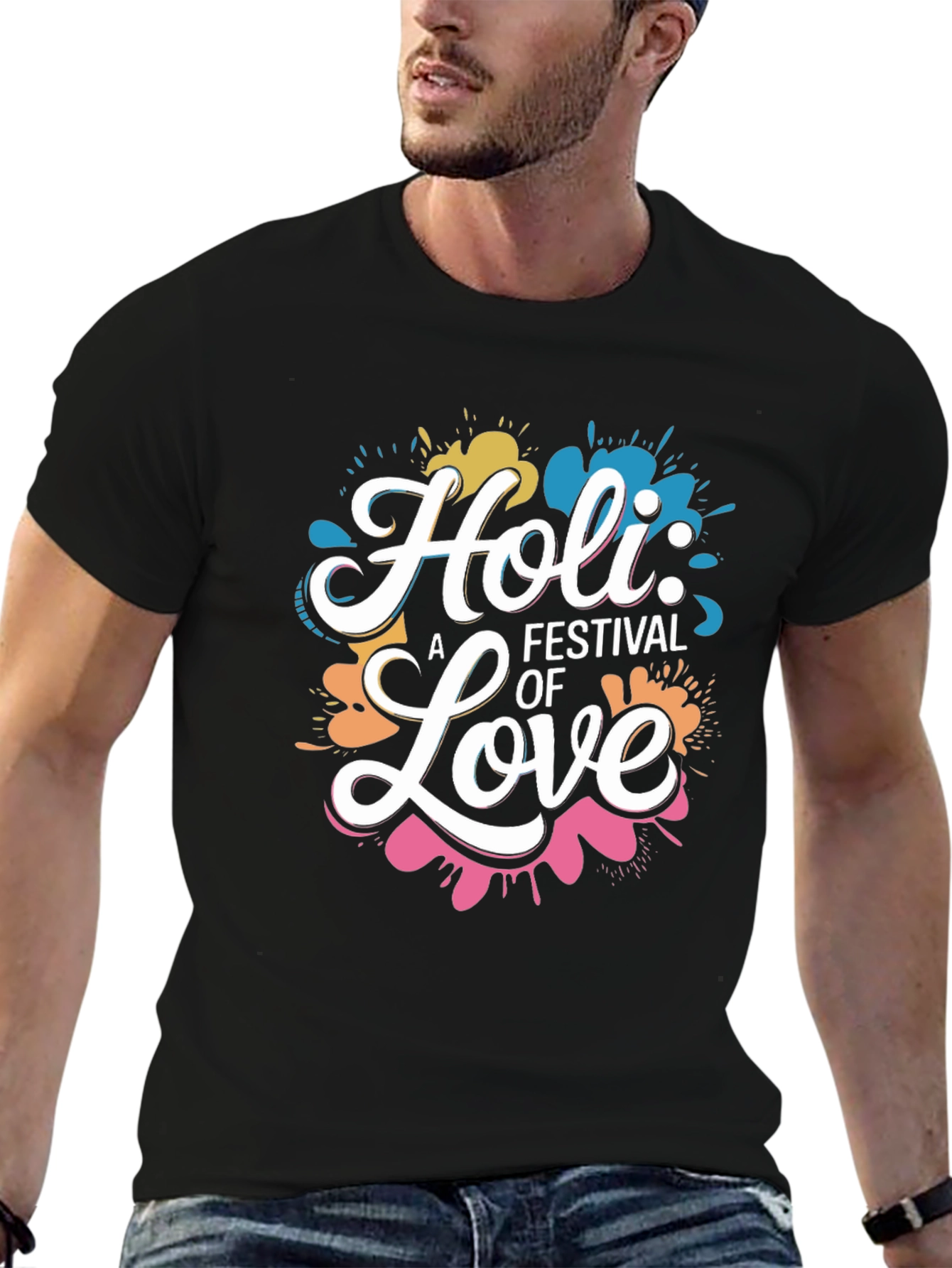 Holi Festival of Love Graphic Tee