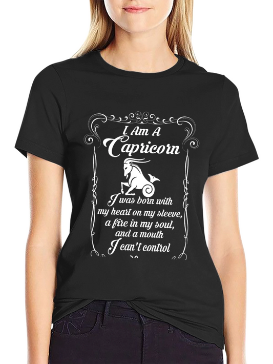 I Am A Capricorn T-Shirt - Zodiac Sign Apparel