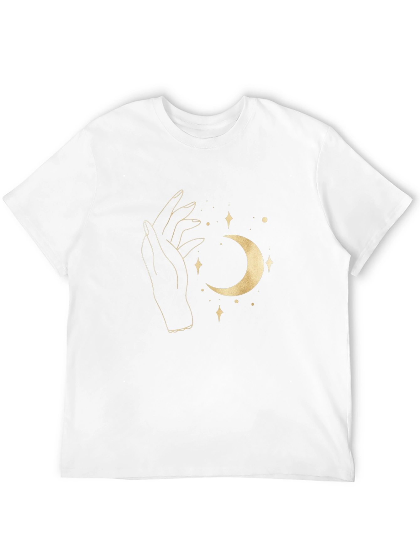 Mystic Moon Graphic Tee - Black