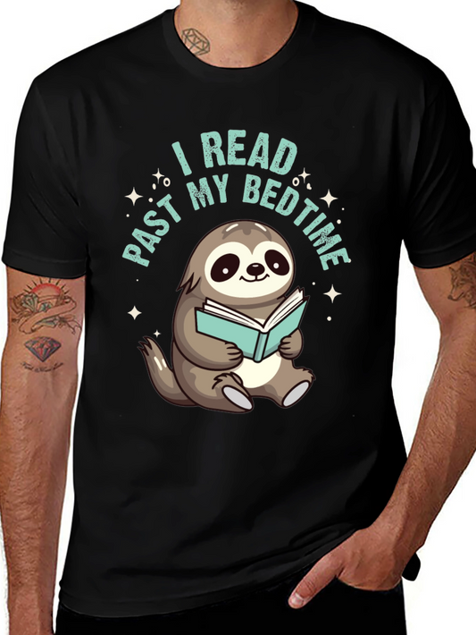 I Read Past My Bedtime Sloth T-Shirt