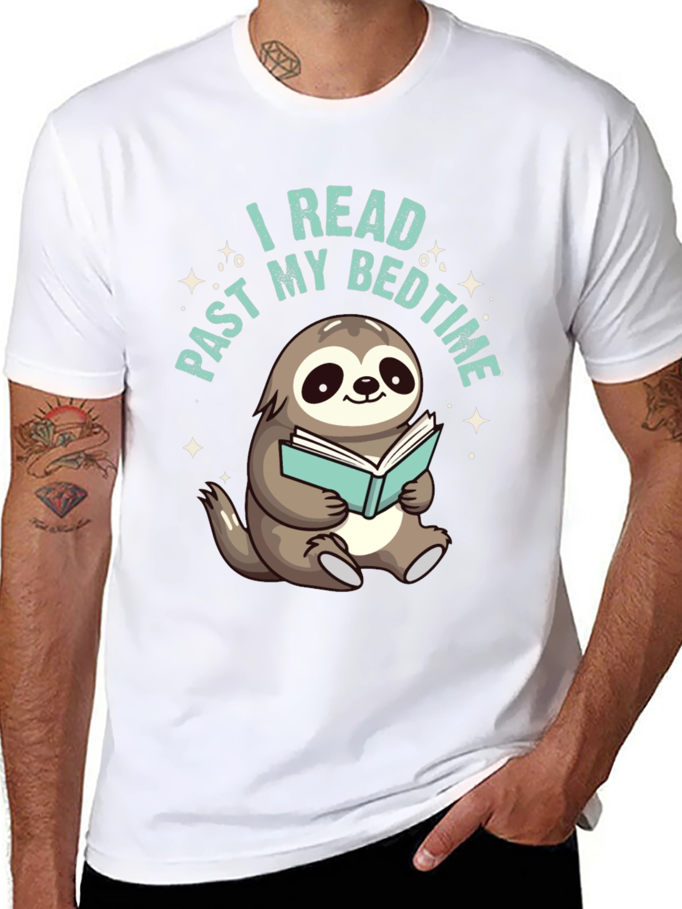 I Read Past My Bedtime Sloth T-Shirt