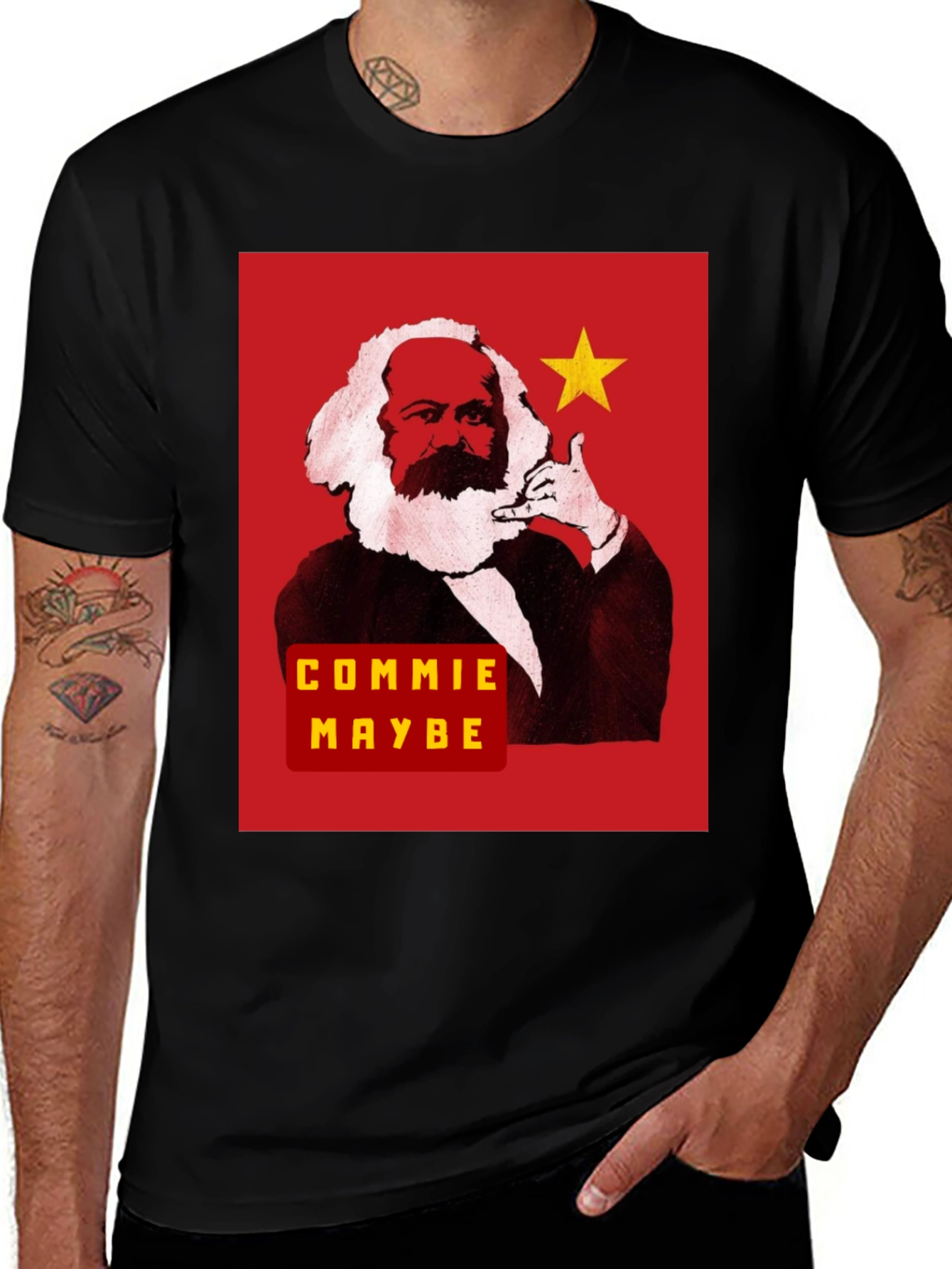 Commie Maybe Funny Karl Marx T-Shirt