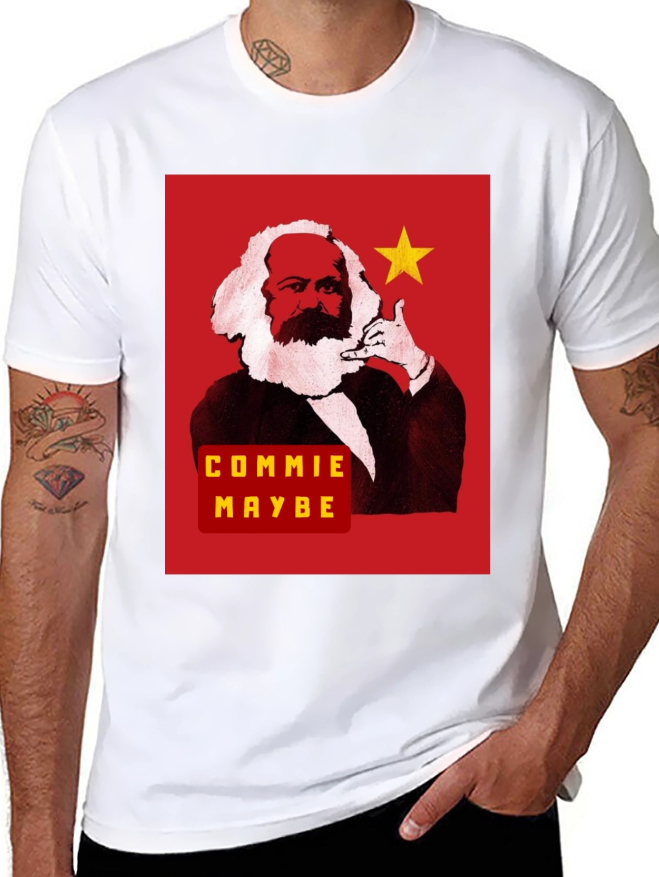 Commie Maybe Funny Karl Marx T-Shirt