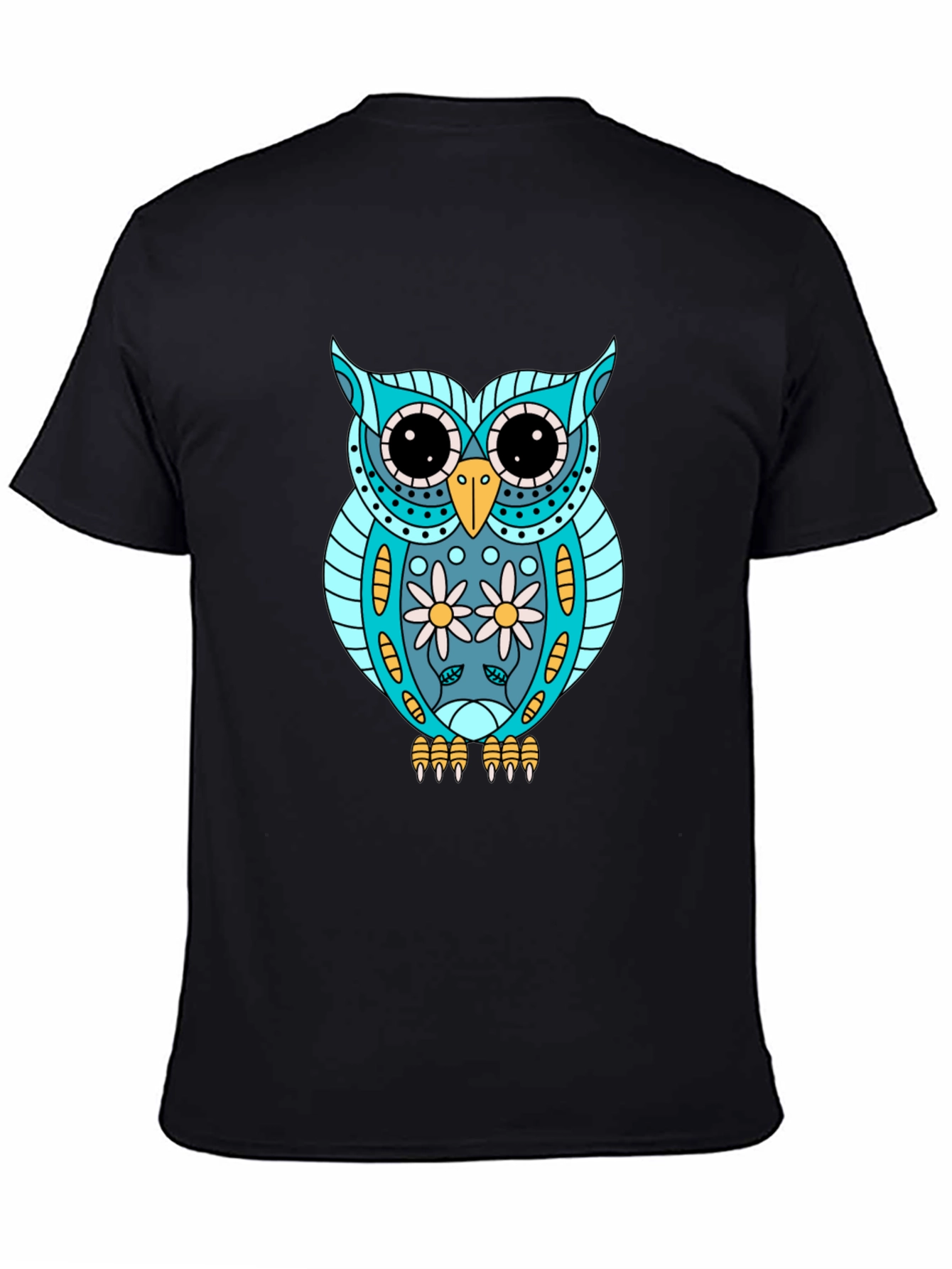Owl Graphic T-Shirt - Cool Animal Print Tee
