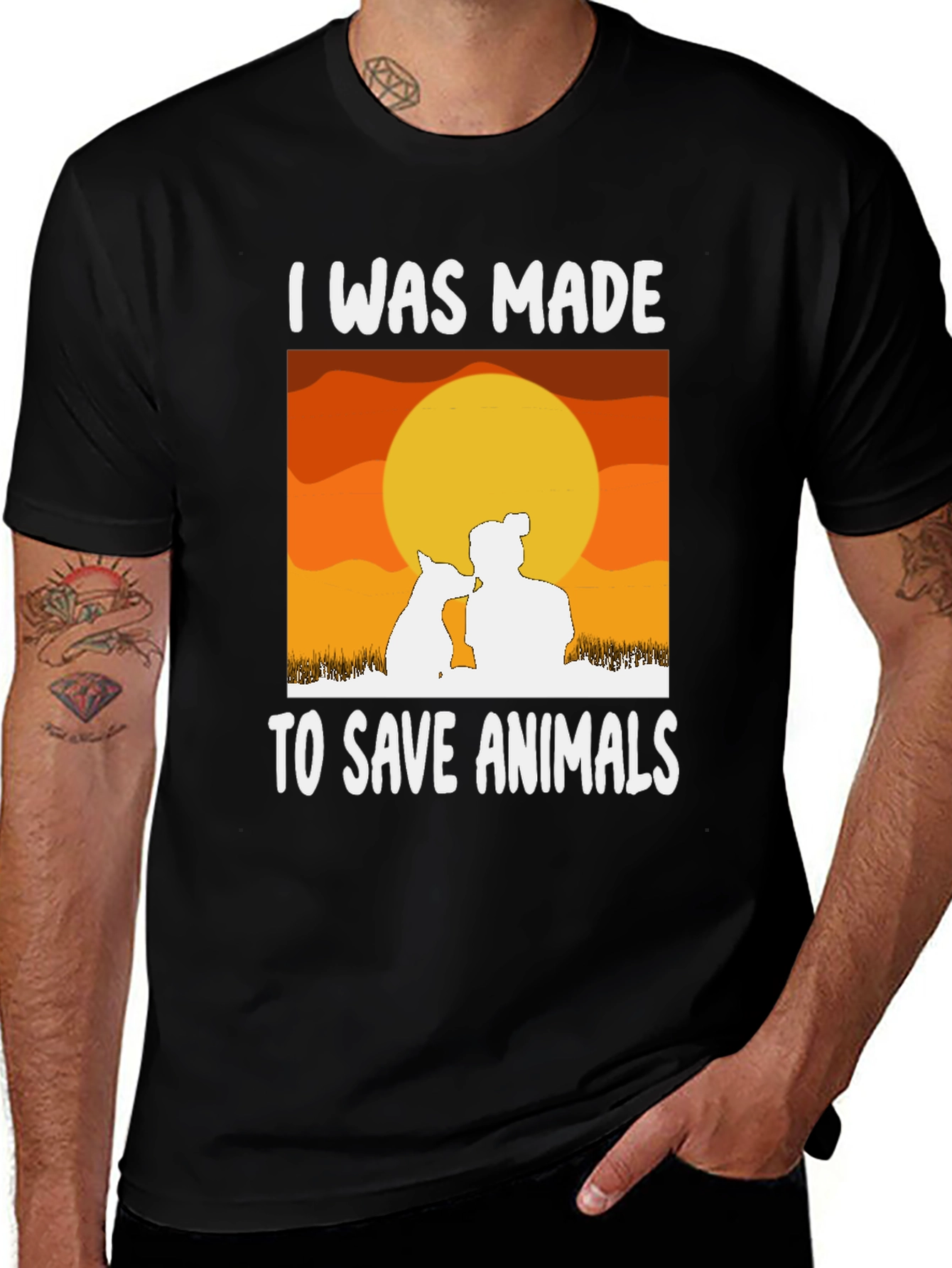 I Was Made to Save Animals T-Shirt