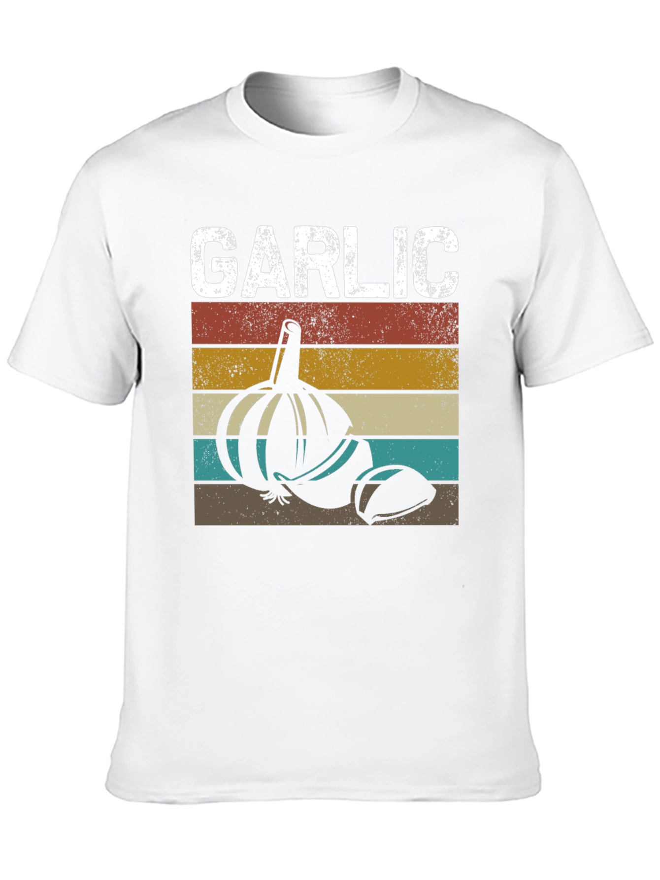Retro Garlic T-Shirt - Foodie Tee