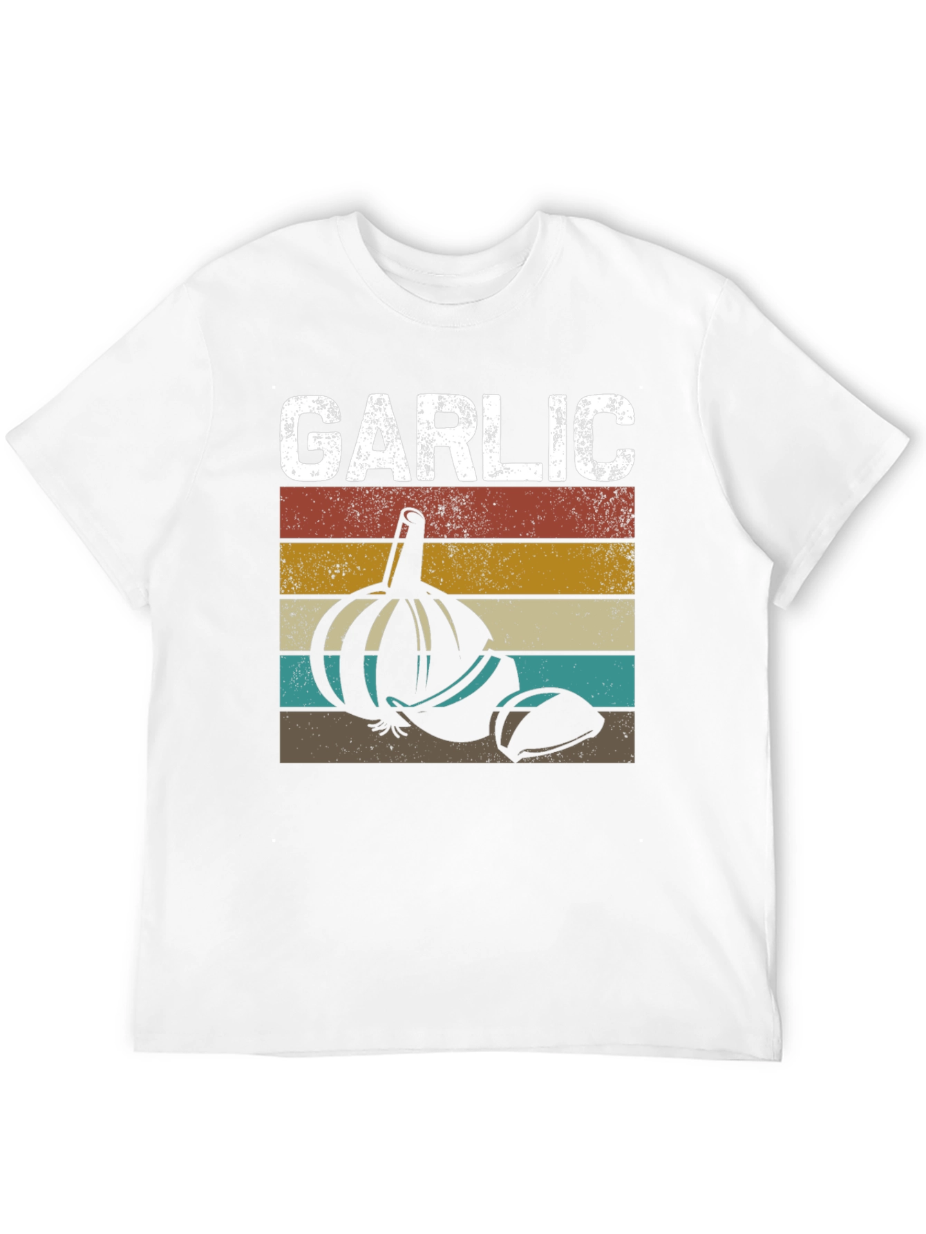 Retro Garlic T-Shirt - Foodie Tee