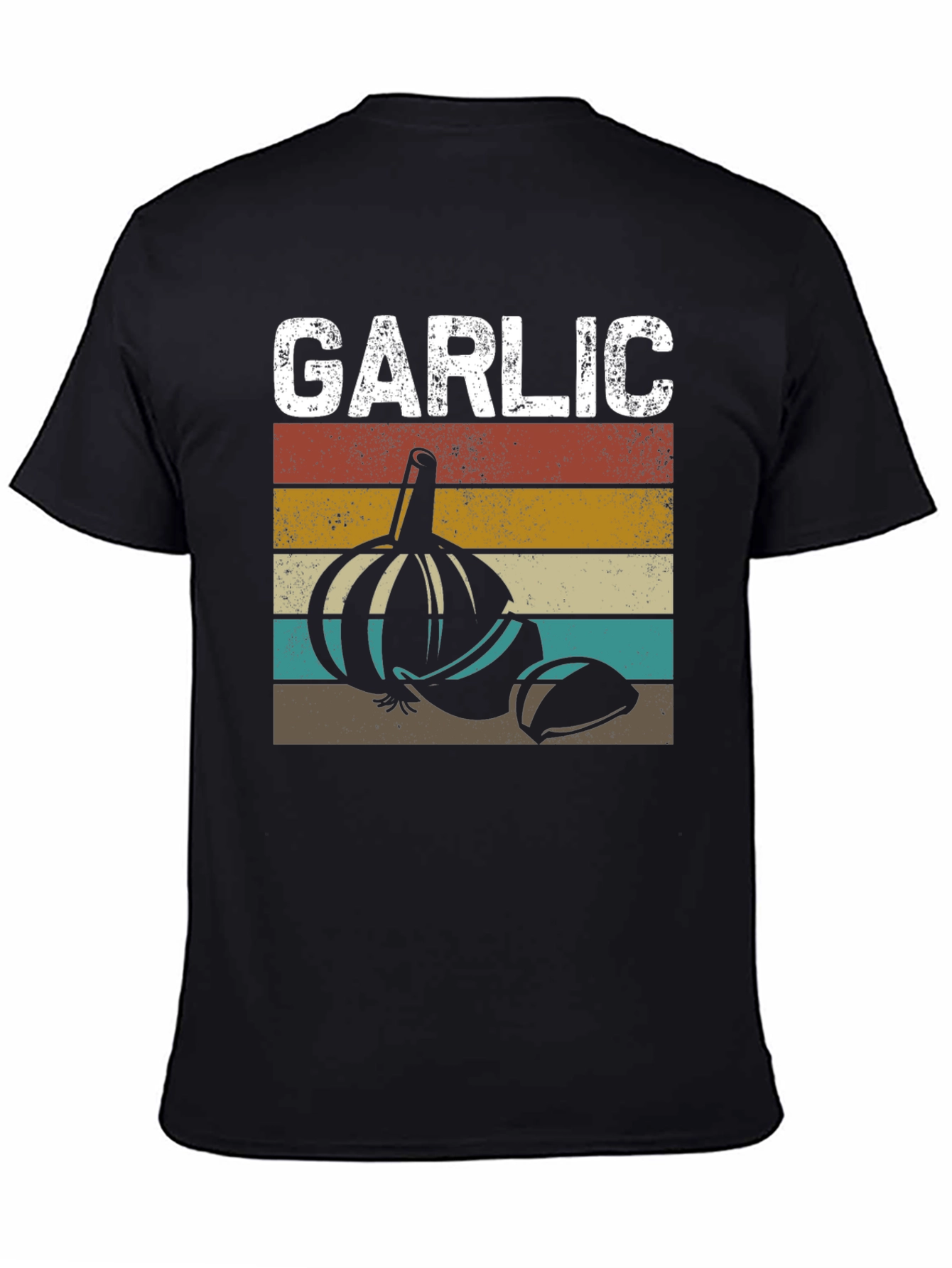 Retro Garlic T-Shirt - Foodie Tee