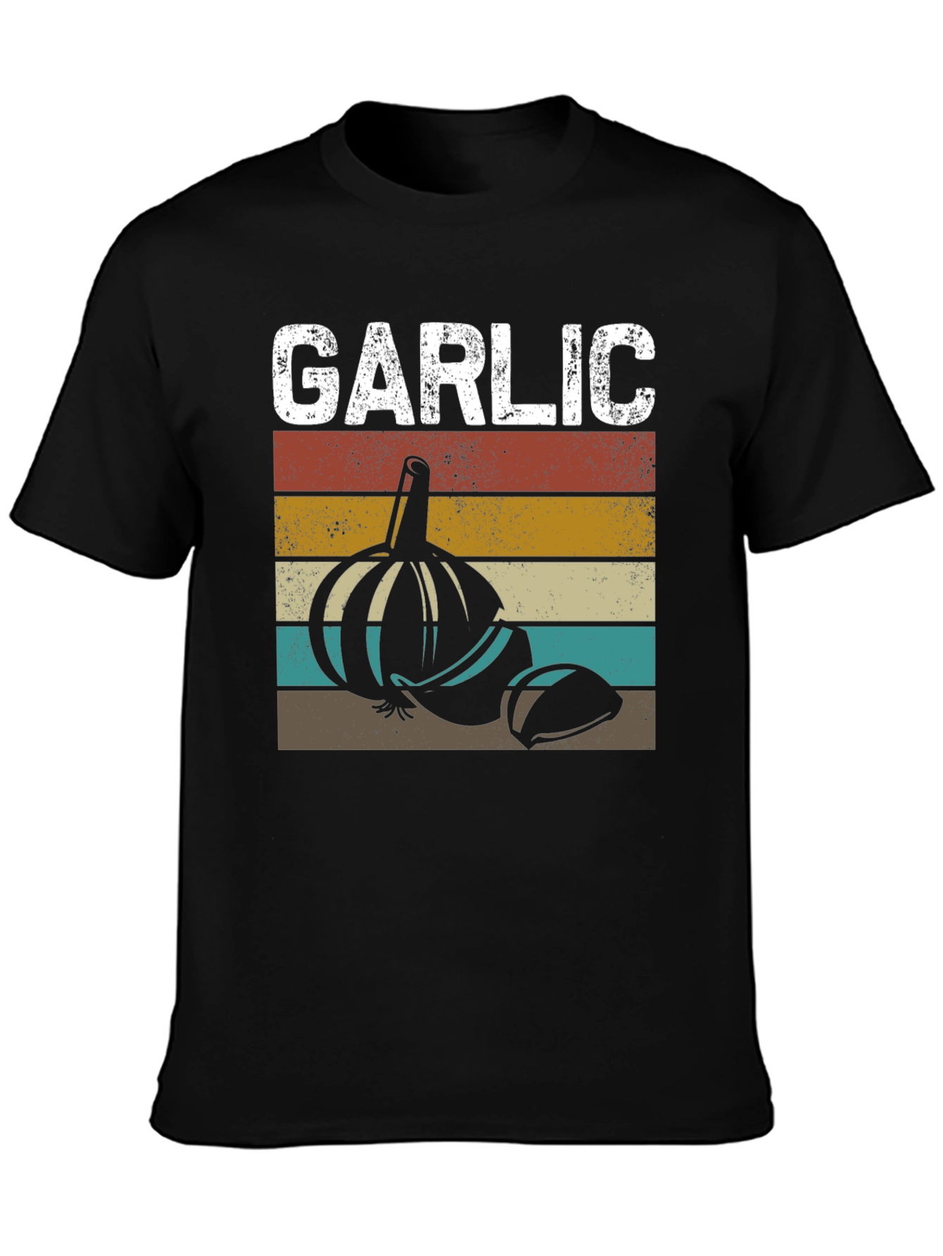 Retro Garlic T-Shirt - Foodie Tee