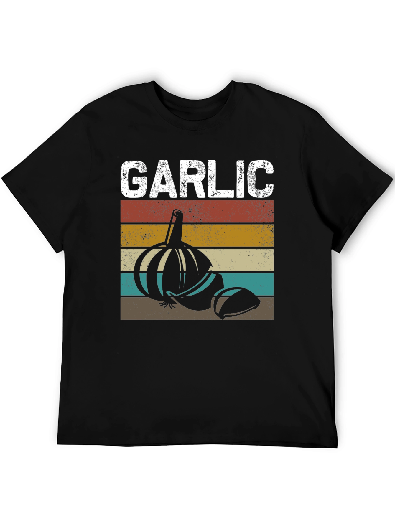 Retro Garlic T-Shirt - Foodie Tee