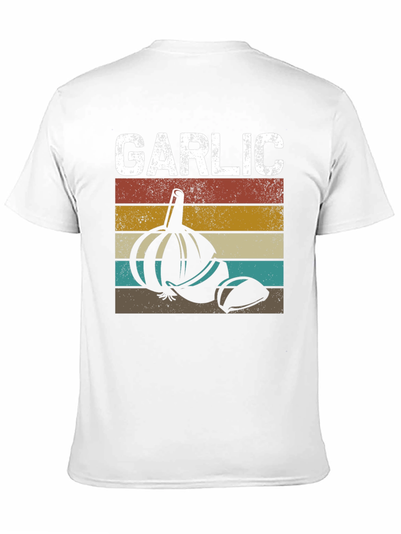 Retro Garlic T-Shirt - Foodie Tee