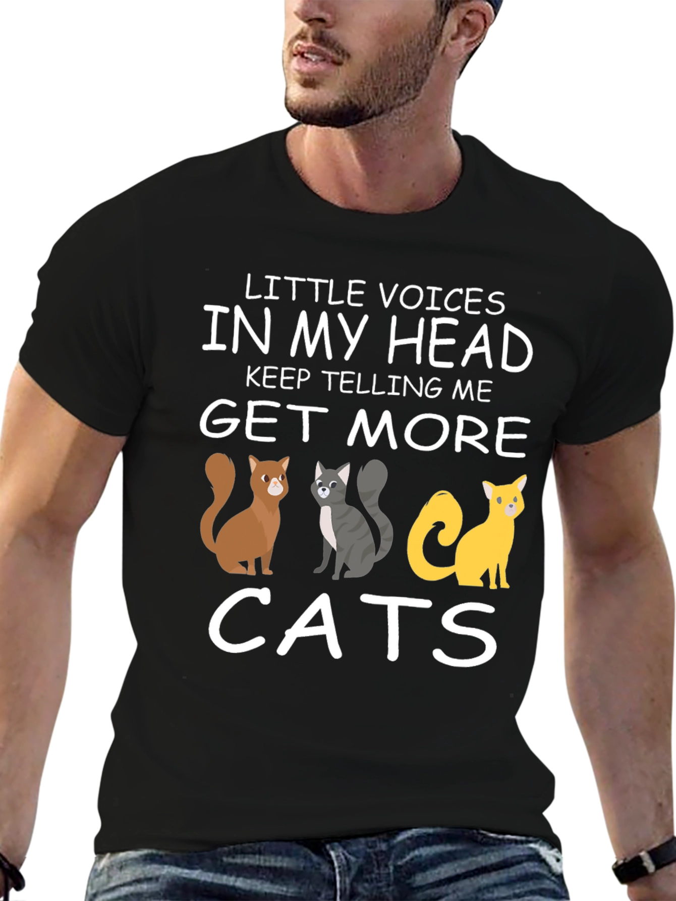 Funny Cat Lover T-Shirt - Get More Cats