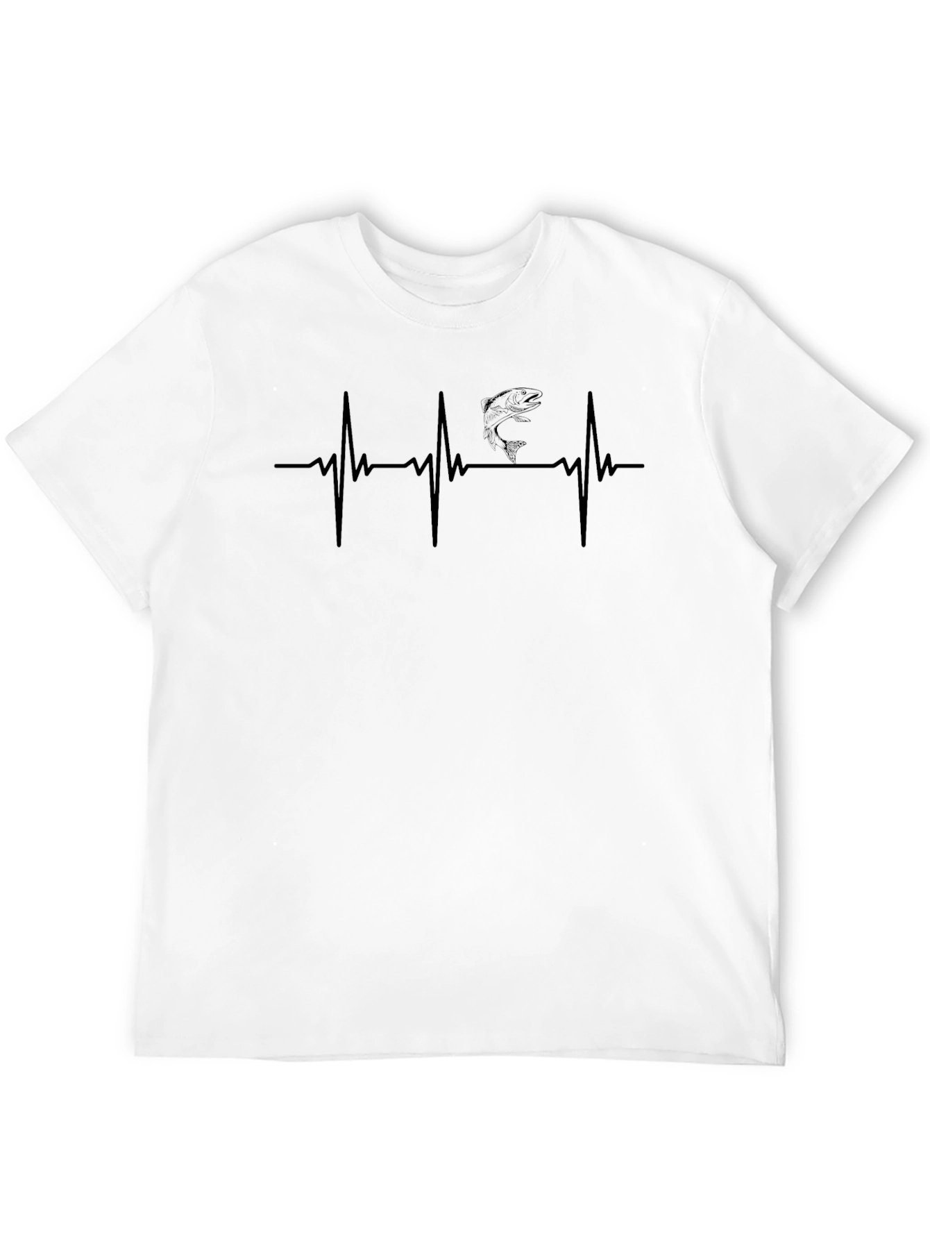 Fishing Heartbeat T-Shirt - Anglers Passion