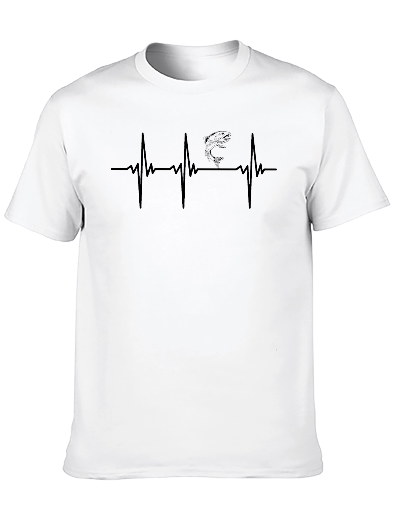 Fishing Heartbeat T-Shirt - Anglers Passion