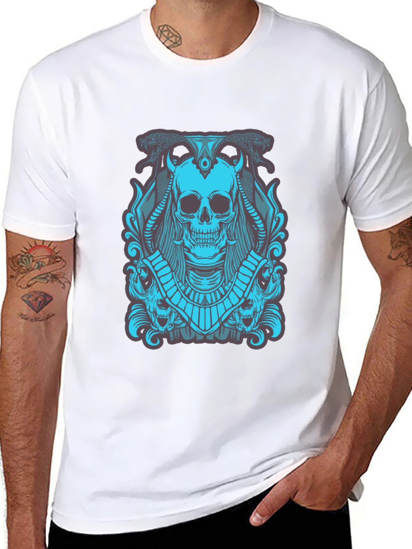 Skull Graphic T-Shirt - Dark and Edgy Design