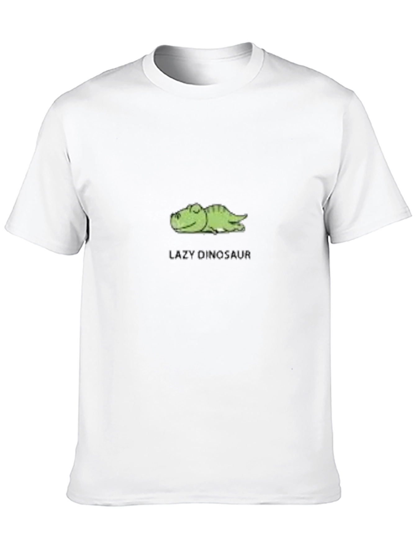 Lazy Dinosaur Graphic Tee - Soft Cotton Comfort