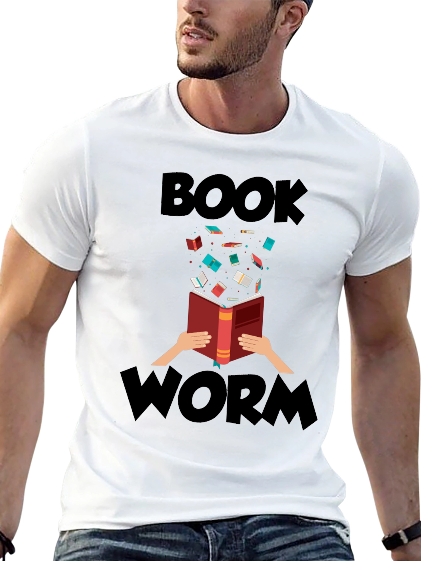 Bookworm Graphic Tee - Literary Lovers T-Shirt